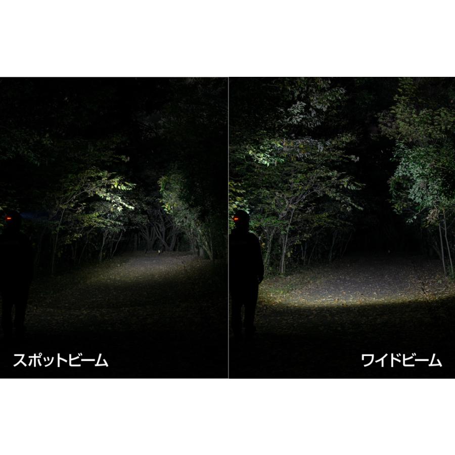 GENTOS（ジェントス） ヘッドライト led 乾電池式 充電池 LY-033HD