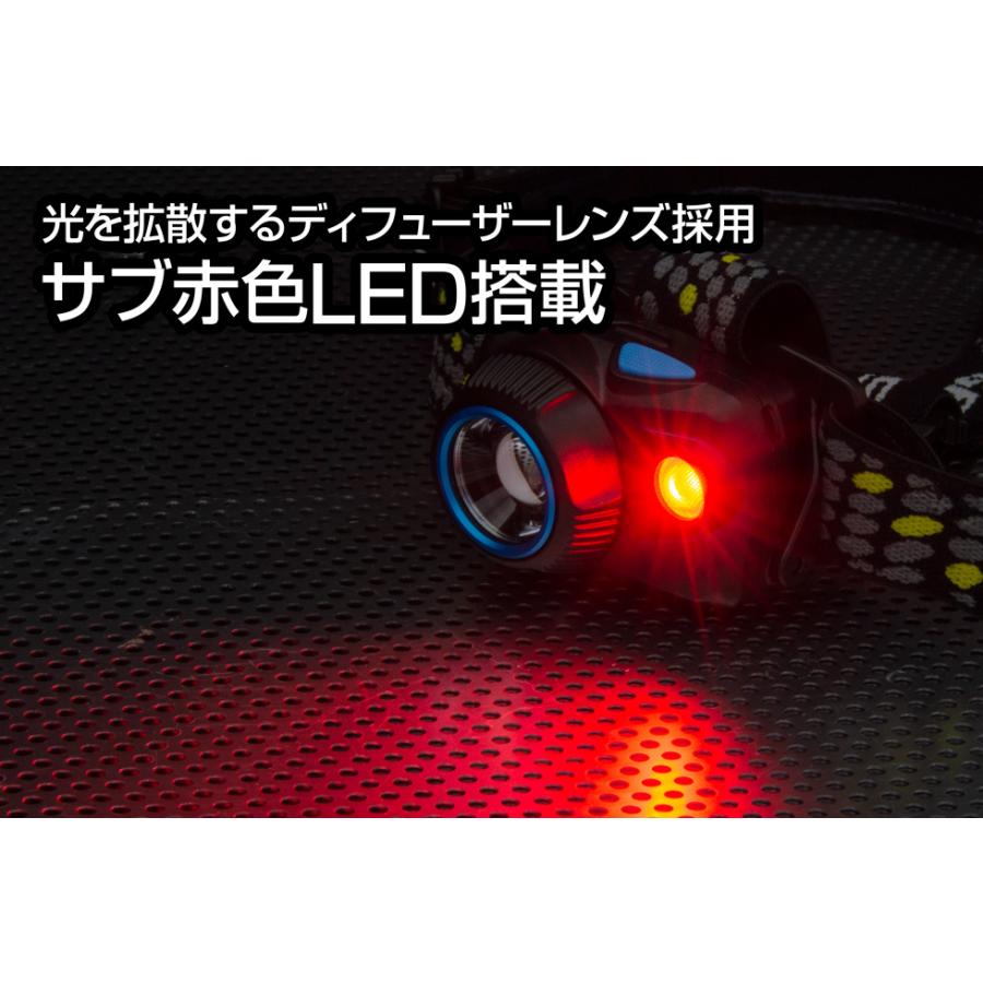 GENTOS（ジェントス） ヘッドライト led 乾電池式 充電池 WS-543HD