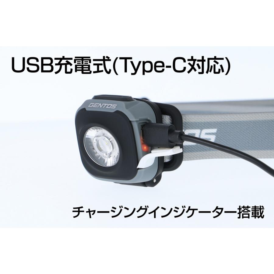 GENTOS GD-200R LEDヘッドライト USB充電式　6個セット GZ-200 - GENTOS GENTOS GD-200R LEDヘッドライト USB充電式 6個セット