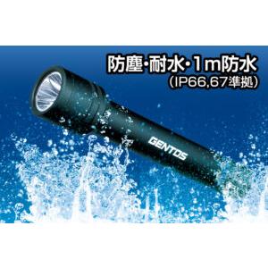 GENTOS（ジェントス） フラッシュライト 懐中電灯 led 乾電池 単3 耐水