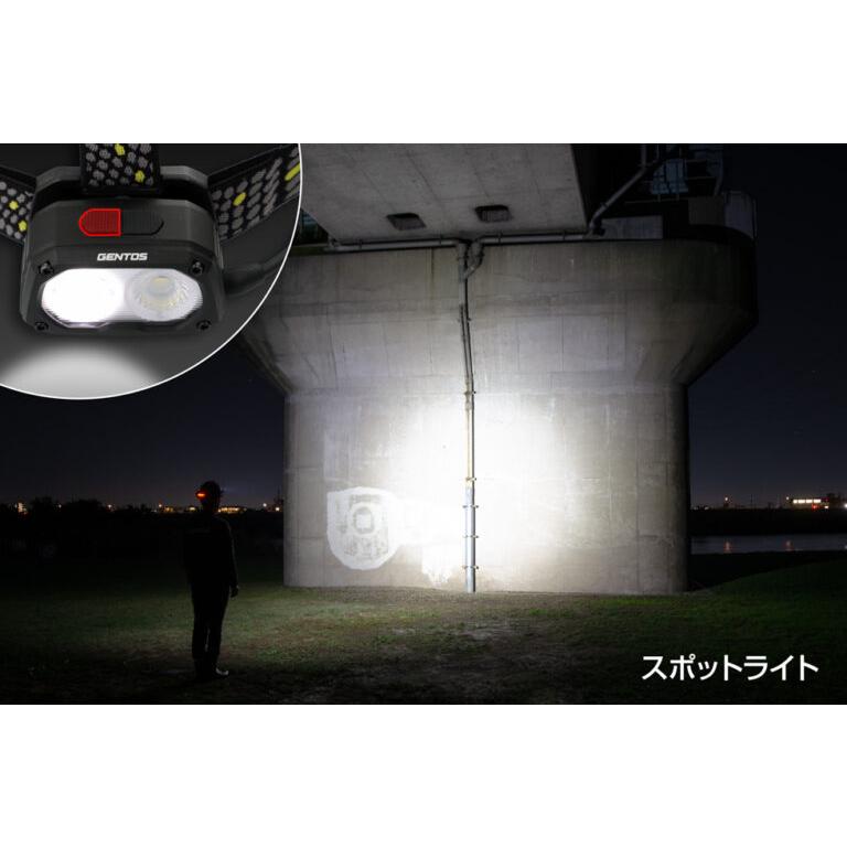 GENTOS（ジェントス） ヘッドライト led 充電 充電式 ヘッドランプ