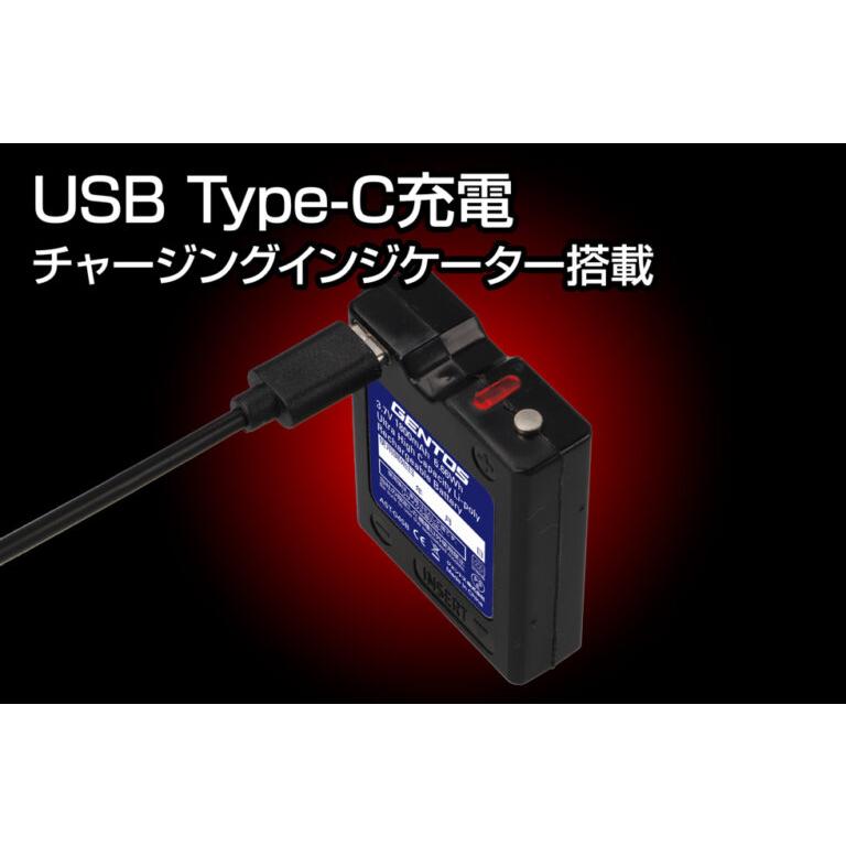 GENTOS（ジェントス） 【New!】ヘッドライト led 明るい 充電池 乾電池