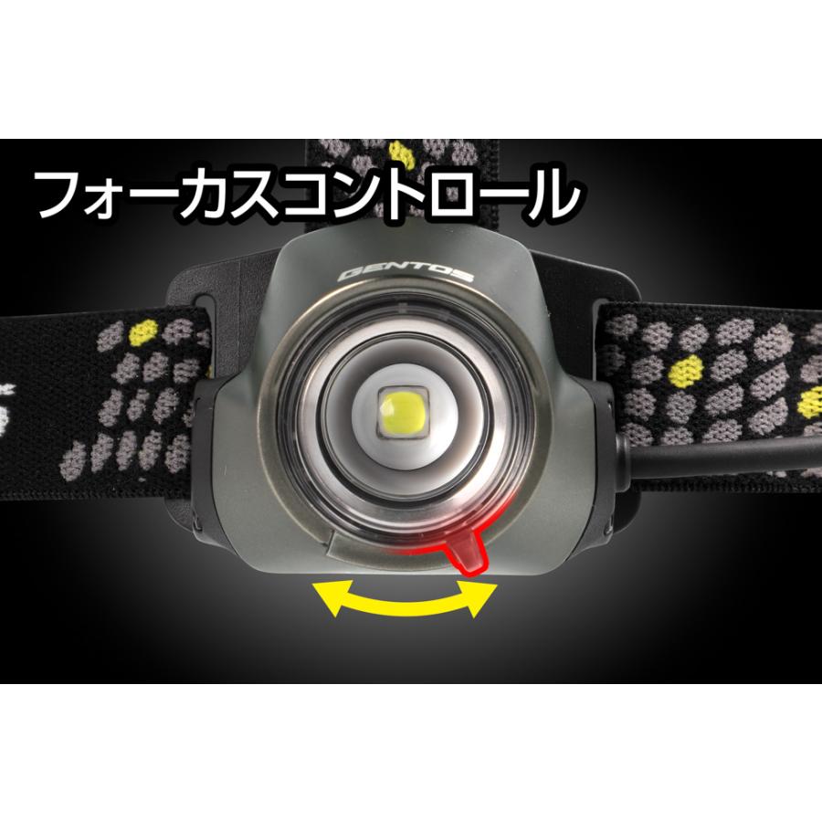GENTOS（ジェントス） 【New!】ヘッドライト led 明るい 充電池
