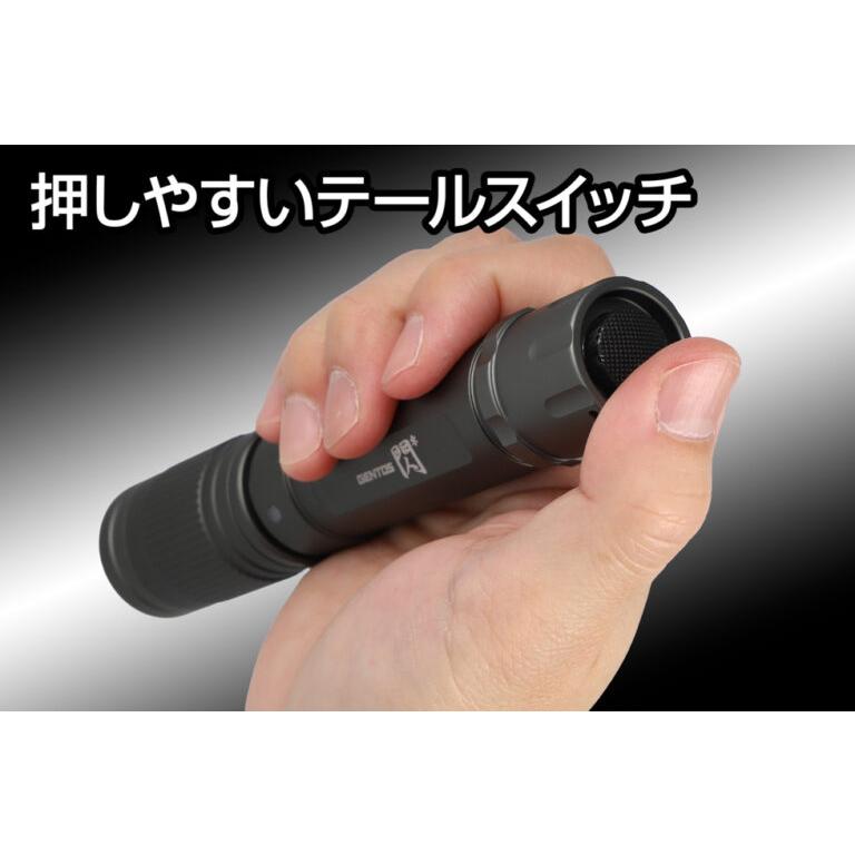 閃 【New!】フラッシュライト 懐中電灯 led 充電池 充電 零 ジェントス