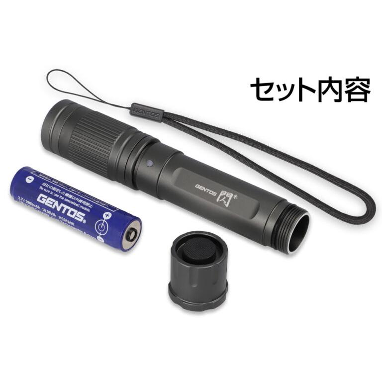 閃 【New!】フラッシュライト 懐中電灯 led 充電池 充電 零 ジェントス