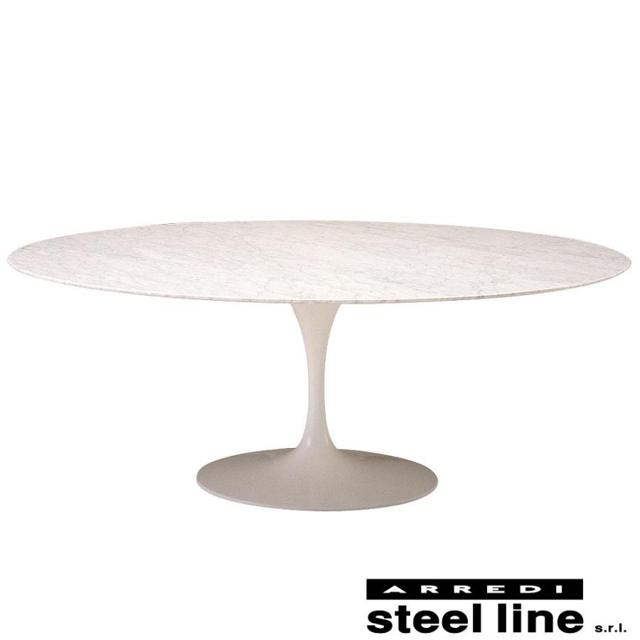 エーロ・サーリネン チューリップダイニングテーブル（199×121） スティールライン社DESIGN900 (steel line) | エーロ・サーリネン