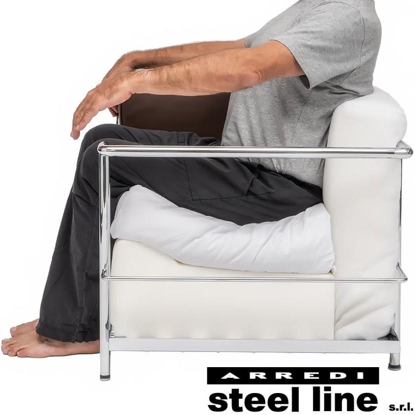 ル・コルビジェ LC2 2P（プレミアム仕様） スティールライン社DESIGN900 (steel line) | steel line | 03