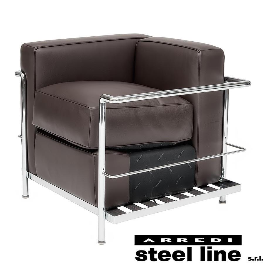 ル・コルビジェ LC2 3P（プレミアム仕様） スティールライン社DESIGN900 (steel line) | steel line | 02