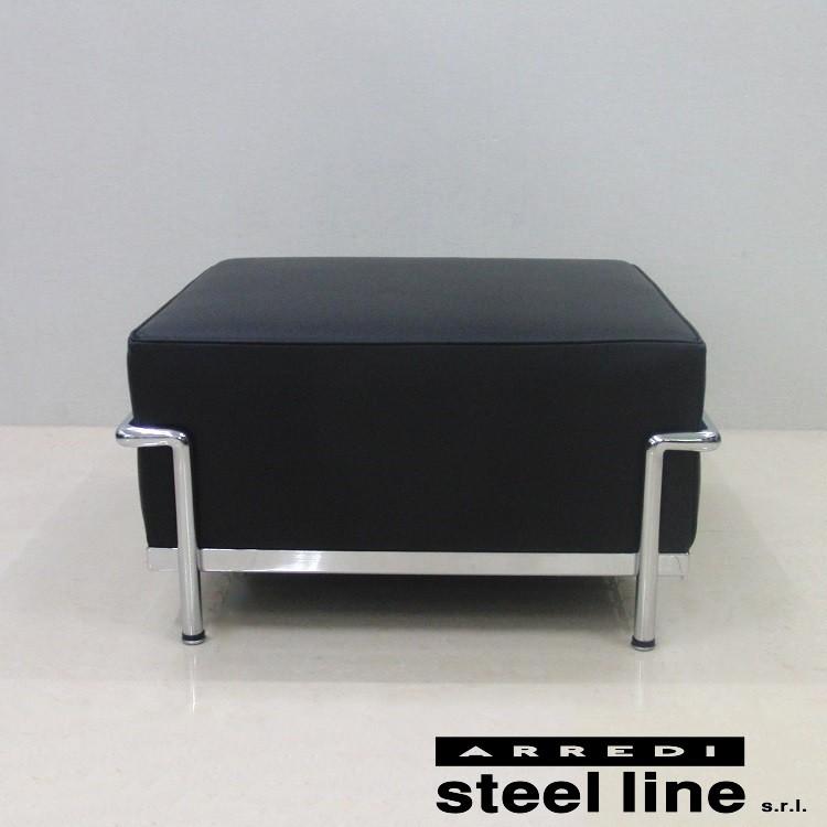 ル・コルビジェ LC2用オットマン（アニリン本革） スティールライン社DESIGN900 (steelline) | steel line
