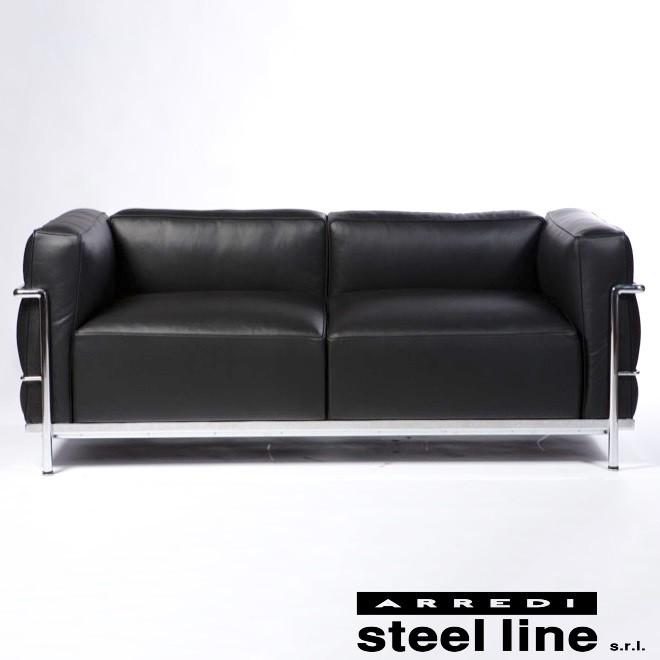 ル・コルビジェ LC3 2P 羽毛特別仕様 スティールライン社DESIGN900 (steel line) | steel line