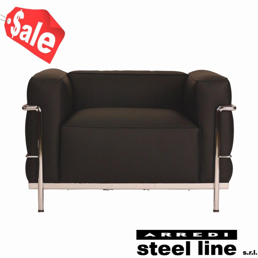 *週末限定セール* ル・コルビジェ LC3 1P（プレミアム仕様） スティールライン社DESIGN900 (steel line)