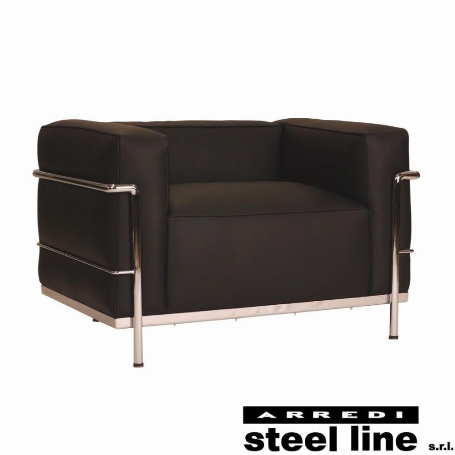 *週末限定セール* ル・コルビジェ LC3 1P（プレミアム仕様） スティールライン社DESIGN900 (steel line)