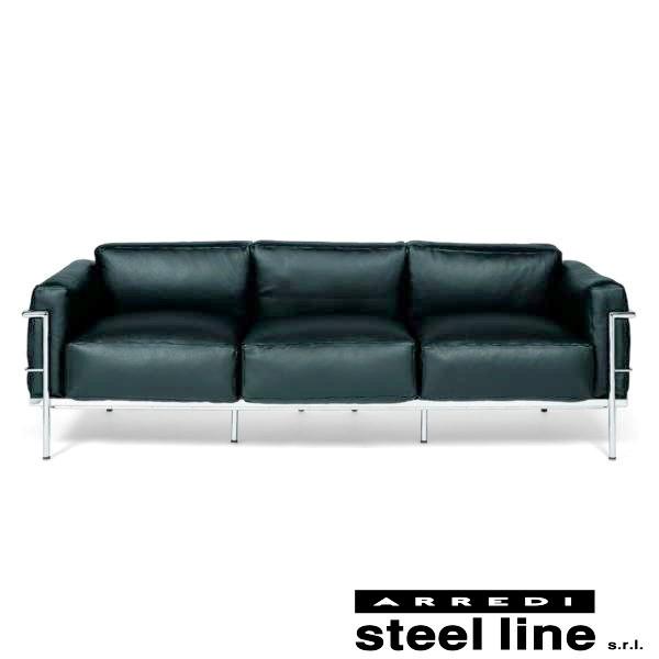 ル・コルビジェ LC3 プロトタイプモデル3P スティールライン社DESIGN900 (steel line) | steel line