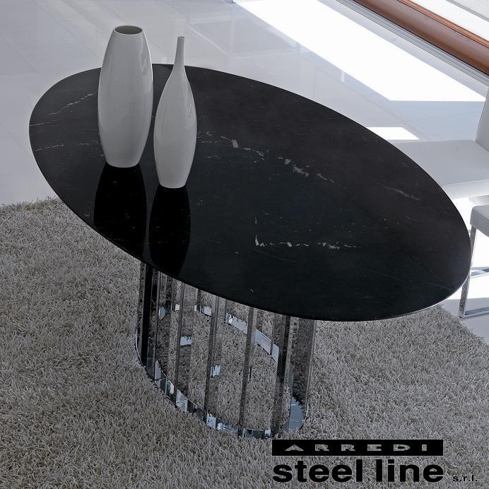 LIFE CLASSシリーズ EMBASSY大理石ダイニングテーブル スティールライン社 (steel line) | steel line