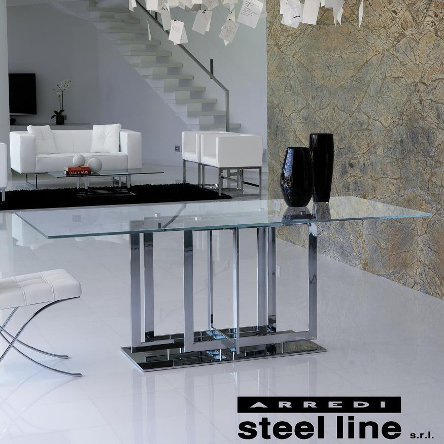 LIFE CLASSシリーズ TRILOGYダイニングテーブル（W220） スティールライン社 (steelline) | steel line | 01