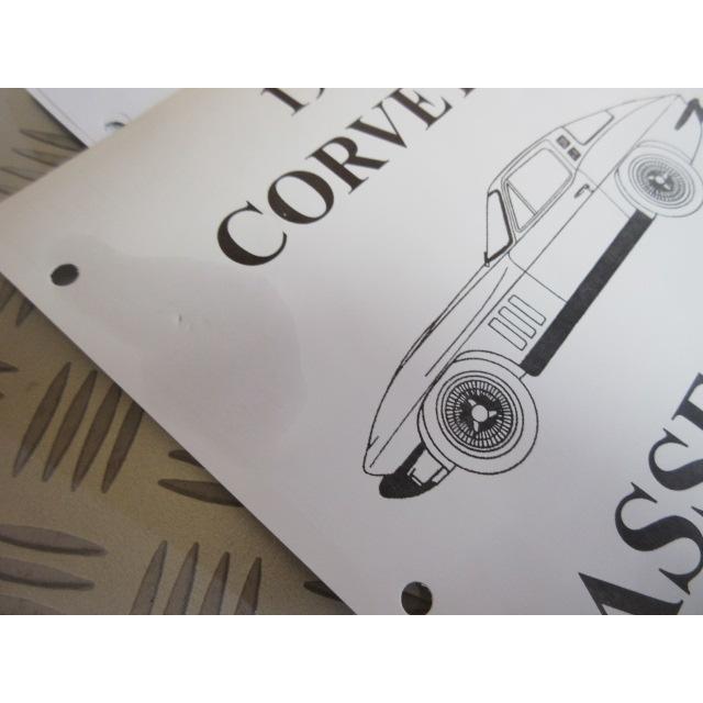 1967 CHEVROLET Factory! シボレー コルベット マニュアル 整備書　本国英字マニュアル NEW　GM restoration parts!!!_1