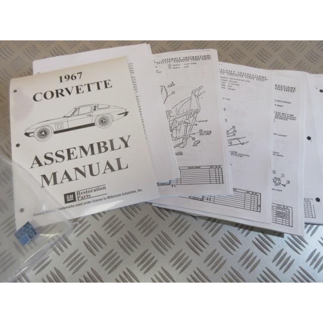 1967 CHEVROLET Factory! シボレー コルベット マニュアル 整備書　本国英字マニュアル NEW　GM restoration parts!!!_2
