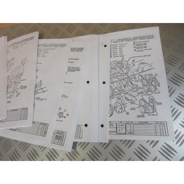 1967 CHEVROLET Factory! シボレー コルベット マニュアル 整備書　本国英字マニュアル NEW　GM restoration parts!!!_3
