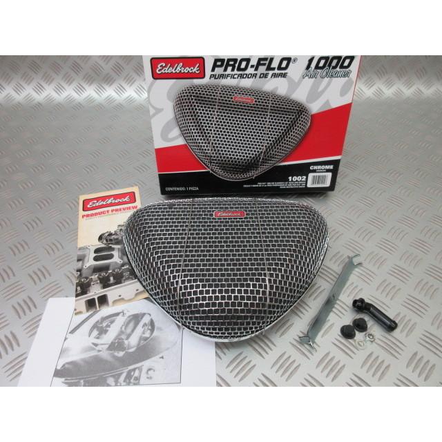 1002 EDELBROCK エデルブロック エアクリーナー Chrome！ Pro-Flo