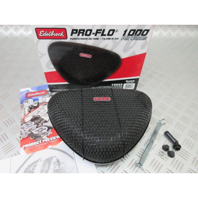 10023 EDELBROCK エデルブロック エアクリーナー BLACK NEW Pro-Flo 
