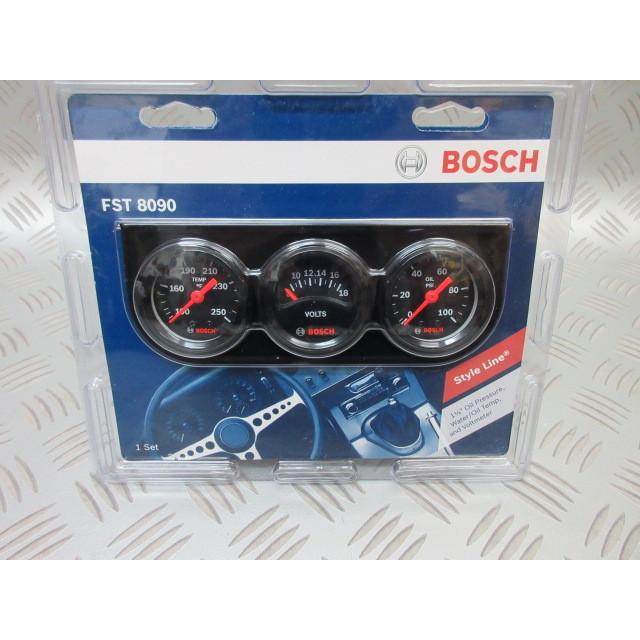 Bosch8090B3.BOSCH！ ボッシュ製 3連メーター NEW Custom！ 1.1/2inch