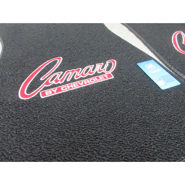 GM シボレー 純正OEM フロアマット 黒　ゴムマット　インパラ　カマロ Camaro by CHEVROLET.1967-1969 1970-1981 シボレーカマロ フロア