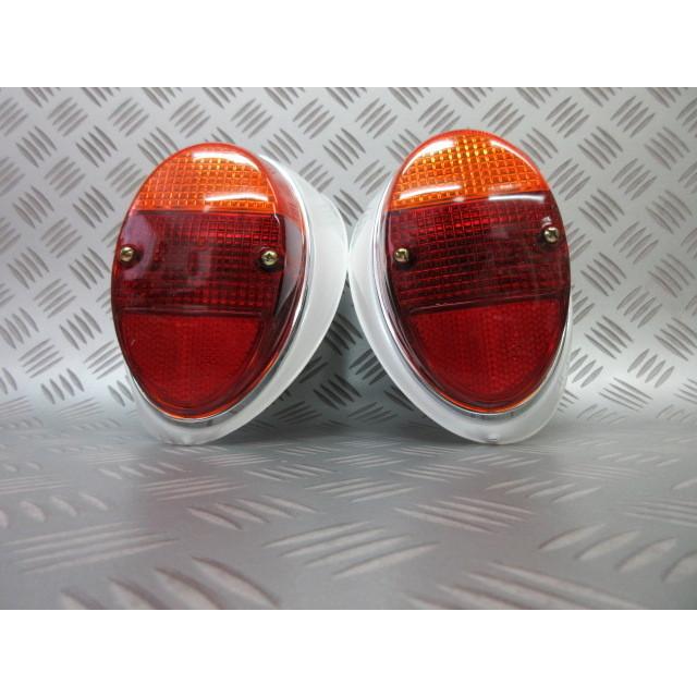 VW6267T1Tail.EURO.VW Beetle フォルクスワーゲン ビートル テールランプpr NEW 1962-1967 Red/Amber IAP Tail Lamp Assembly｜genuine-co｜03