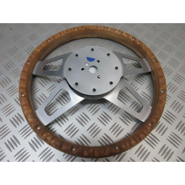 405GRANT.グラント ステアリング Challenger, Steel/Silver, Wood