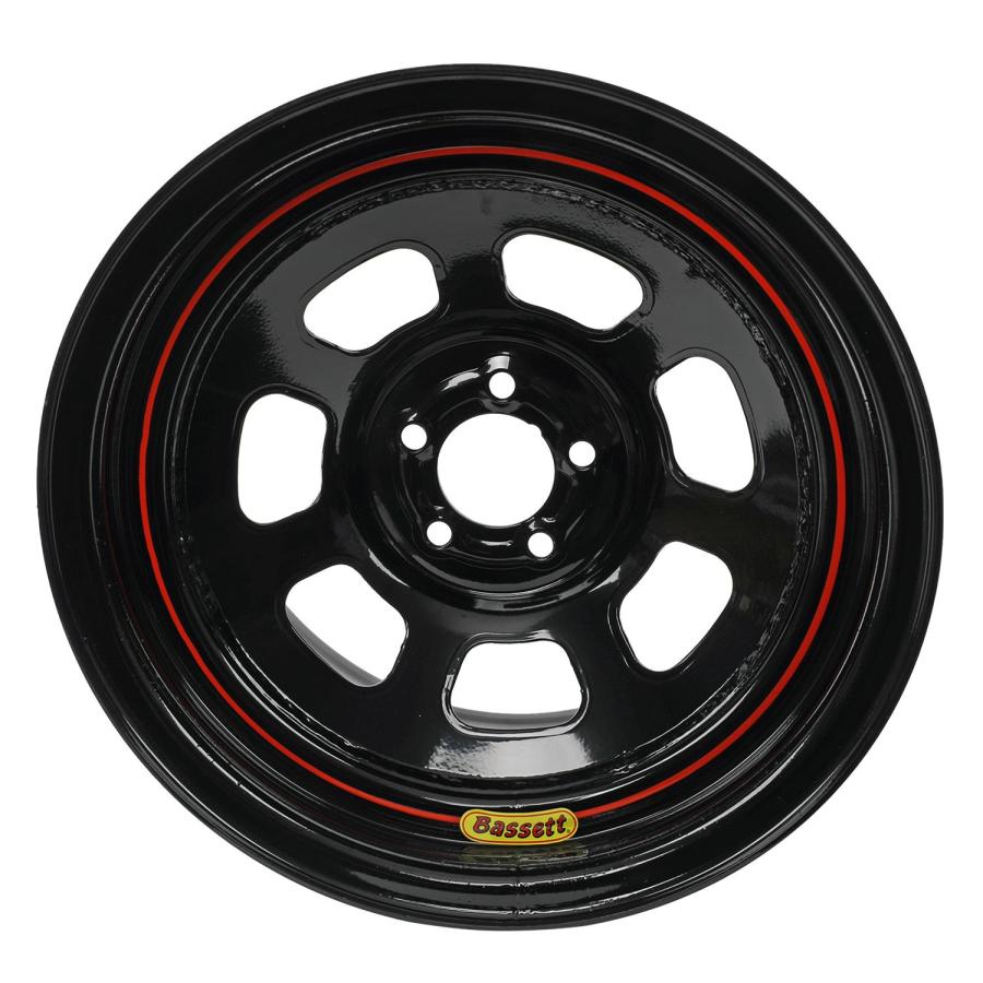 バセット ホイール 15インチ 5穴 PCD120.65 USA発送！国産旧車 アメリカ車 バセットホイール Bassett Racing Black