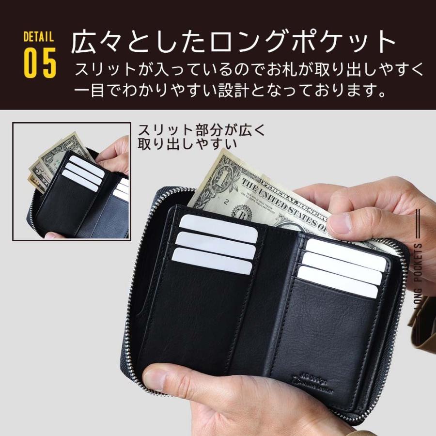 JOYA ラウンドファスナー 二つ折り財布 メンズ ラウンド JOYA ラウンドファスナー 二つ折り財布 メンズ ラウンド