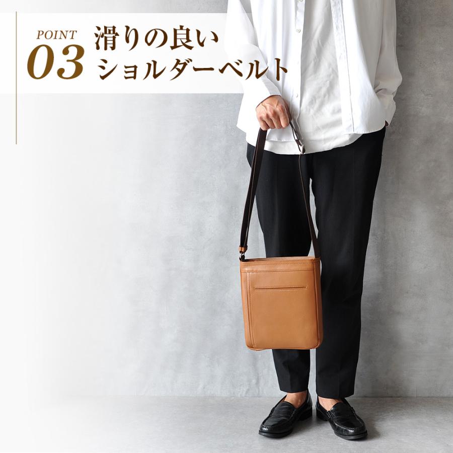 JOYA（ジョヤ） ショルダーバッグ メンズ 革 軽い ブランド 軽量