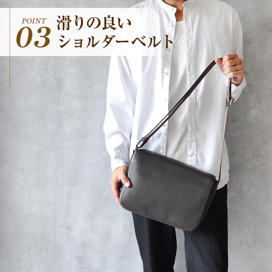 JOYA（ジョヤ） ショルダーバッグ メンズ 革 軽い ブランド 軽量