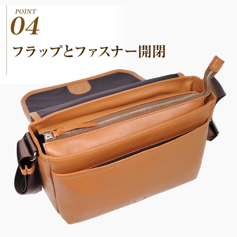 JOYA（ジョヤ） ショルダーバッグ メンズ 革 軽い ブランド 軽量