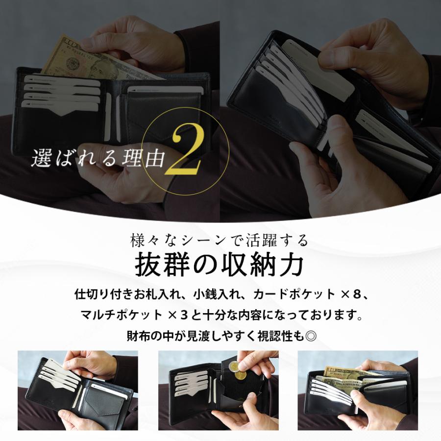 SEEKER 二つ折り財布 本革 メンズ 薄い ミドル財布 小銭入れ SEEKER 二つ折り財布 本革 メンズ 薄い ミドル財布 小銭入れ