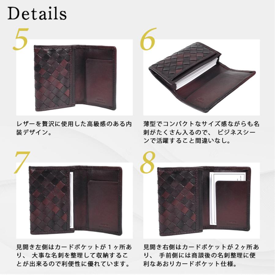 SEEKER 名刺入れ メンズ カードケース 本革 名刺ケース 二つ折り SEEKER 名刺入れ メンズ カードケース 本革 名刺ケース 二つ折り