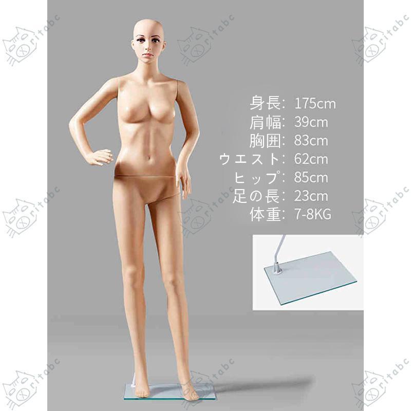 マネキン 全身 リアルマネキン 女性 男性 靴対応 軽量 B83 W61