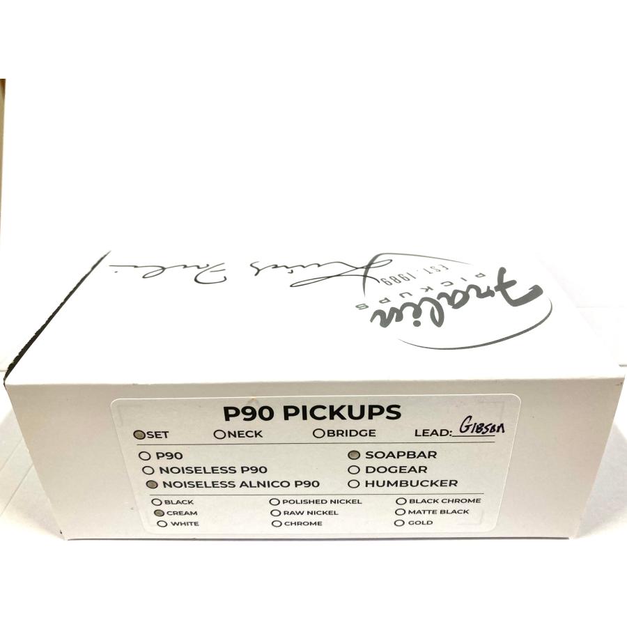 Lindy Fralin Hum-Cancelling P90 ALNICO RODS SOAPBAR Cream