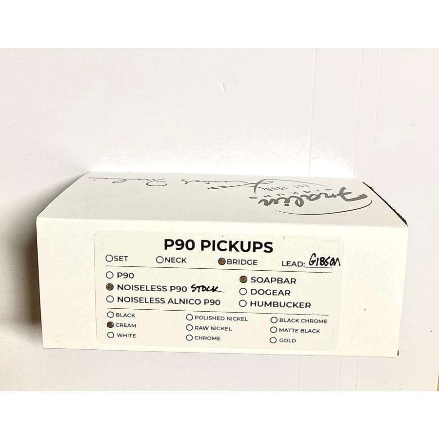 Lindy Fralin Hum-Cancelling P90 Soapbar Cream BRIDGE-SIDE Lindy Fralin Hum-Cancelling P90 Soapbar Cream BRIDGE-SIDE