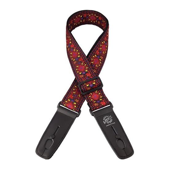 LOCK−IT STRAPS ギターストラップ LIS 061 2" RETRO VINTAGE MOROCCAN TWIST