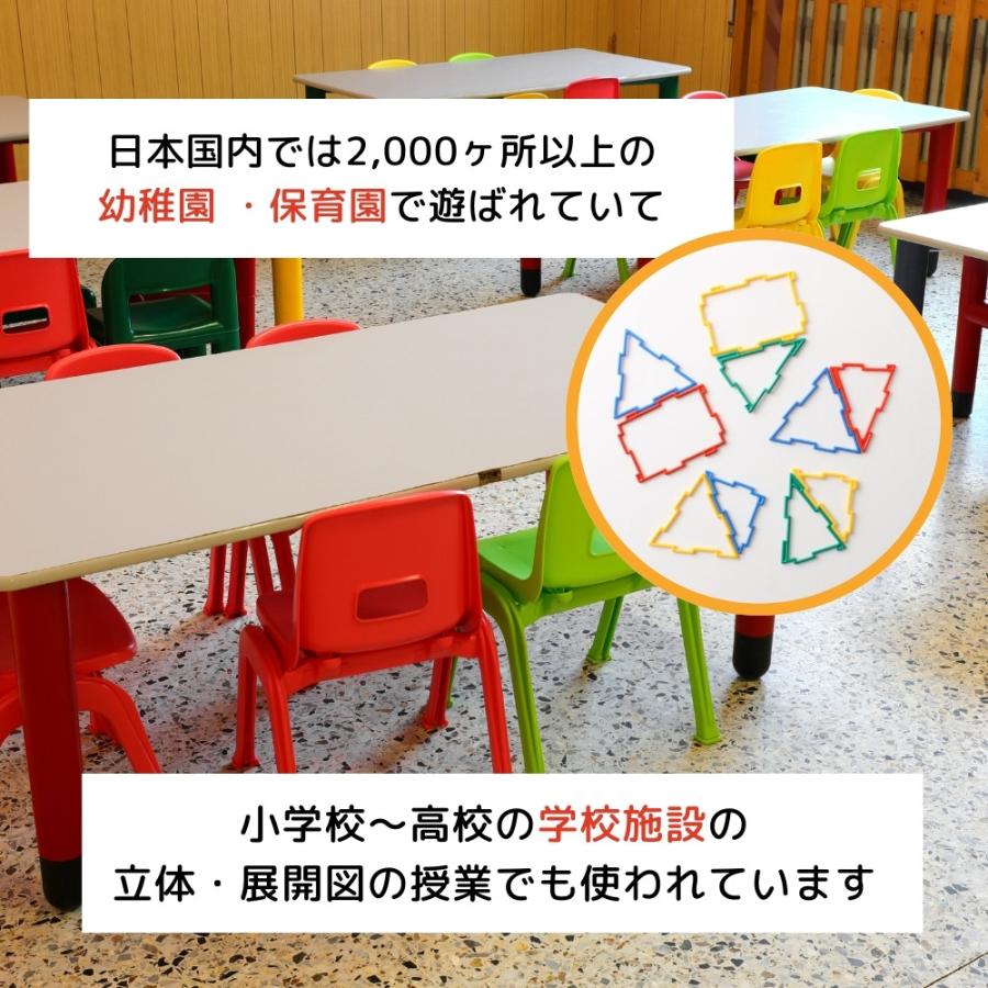 GEOFIX ジオフィクス ボリュームセット クリスタルカラー お片付けケース付 128ピース 知育玩具 おもちゃ 誕生日 プレゼント 4歳 5歳 6歳の画像