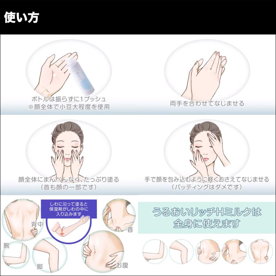 うるおいリッチHミルク 80g 日本製 送料無料 豊田雅彦 教えて肌活先生 
