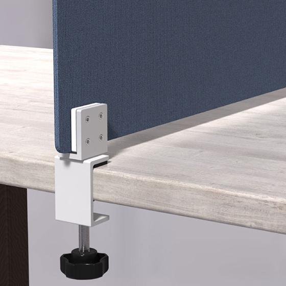 パネル固定金具 天板50mmまで 方向自由 2個1セット 黒色 固定 アクリル