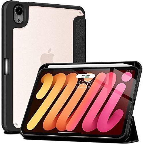 Ipad Mini 6 ケース 21モデル 軽量 薄型 ペンホルダー付きpuレザー 三つ折スタンド オートスリープ機能付き ハニ 手数料安い