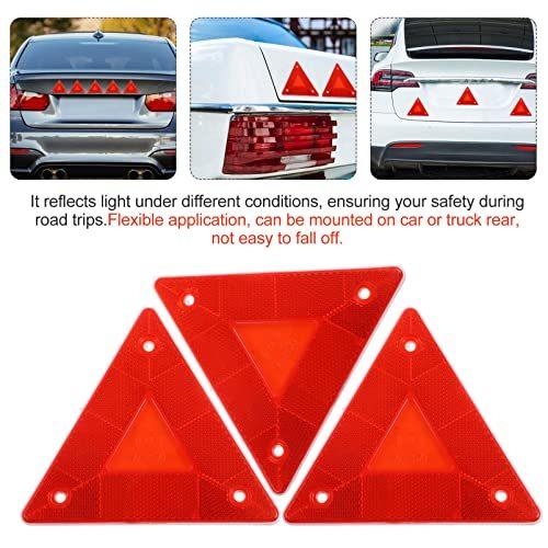 春夏新作 建築 建設用 Toymytoy Toymytoy 反射板 汎用 三角 低速車マーク リフレクター 移動車用 三角形標識 トラック トレーラー 船舶 牽引車用 10枚セット Www Threeriversofs Com