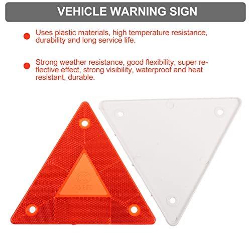 春夏新作 建築 建設用 Toymytoy Toymytoy 反射板 汎用 三角 低速車マーク リフレクター 移動車用 三角形標識 トラック トレーラー 船舶 牽引車用 10枚セット Www Threeriversofs Com