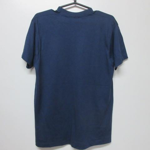 80s アメリカ製 オールド Tシャツ L 紺 アドベンチャー スクリーン 