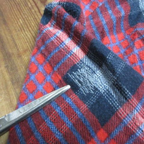 80s Lumber Jack スリランカ製 ネルシャツ 長袖シャツ M 赤 オールド