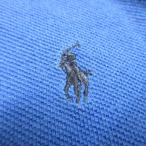 POLO ラルフローレン ポロシャツ M 青 アメリカ古着 sy359 : 古着屋