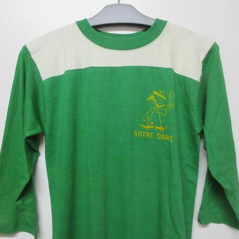 70s USA製 チャンピオン Tシャツ S ノートルダム カレッジ