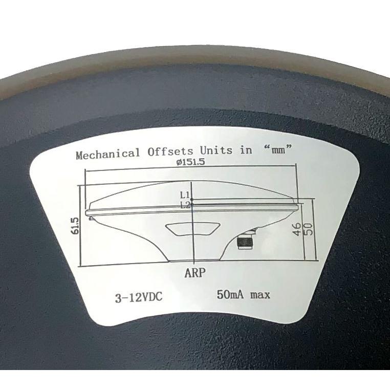 PCVファイル有り 測量用多周波RTK(ZED-F9P対応）GPS/GNSSアンテナ　JCA228B |  | 04